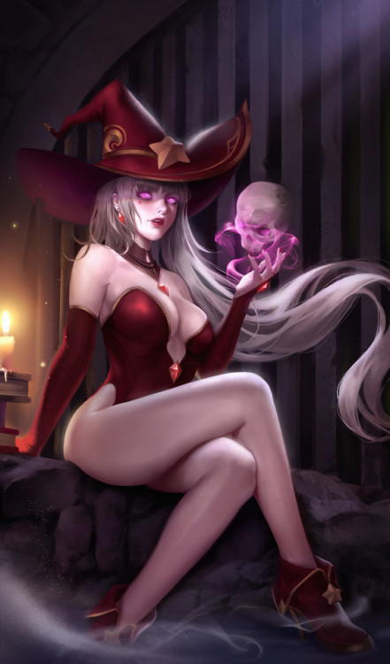 evil witch “Little star” jiu niang https://www.artstation.com/artwork/xzOYm2