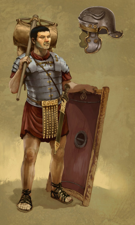 hehasawifeyouknow: thought I’d reblog this as it’s a great pic of a Roman legionary - th