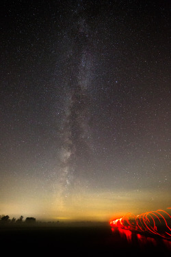 just–space:  Light Painting near Ottawa