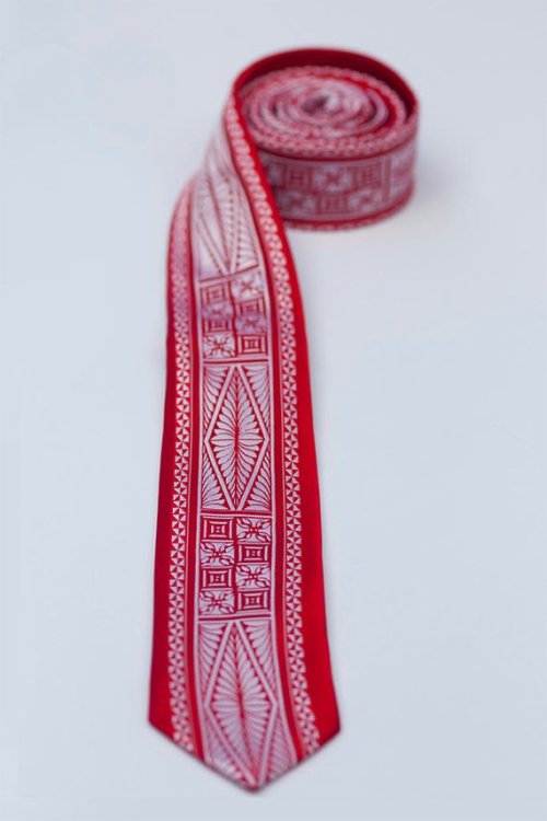 skinny tie, Tane Designs Co (Tongan)