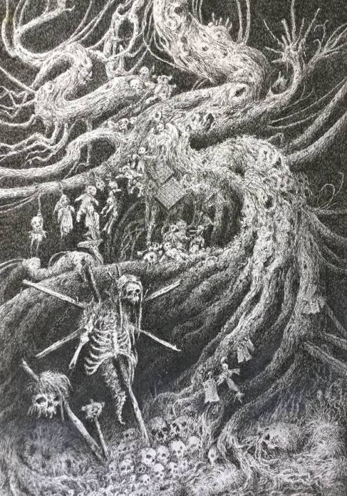 gothicpunk:Blanche’s complete Voodoo Forest, Part 2/6