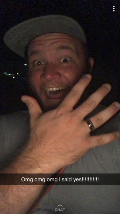 fordtechtx: The man of my dreams said yes! @roughnecktx91