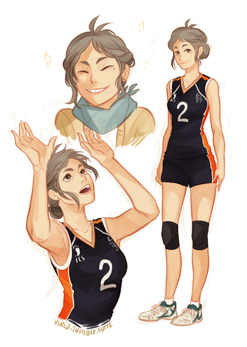 viria:  I NEVER KNEW HOW BADLY I NEEDED HAIKYUU!! RULE 63 UNTIL I DREW ONE. and I should be working, working on important stuff but there was no escape, my hand was drawing uncontrollably  also a little bonus with managers which I was too tired to finish: