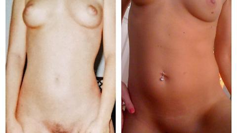 tessastastytacos:  [f] Before and after. MILF as a 19 year old, then at 35.