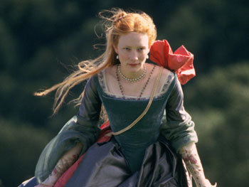 Cate Blanchett as the young Queen Elizabeth I in the 1998 film “Elizabeth" 