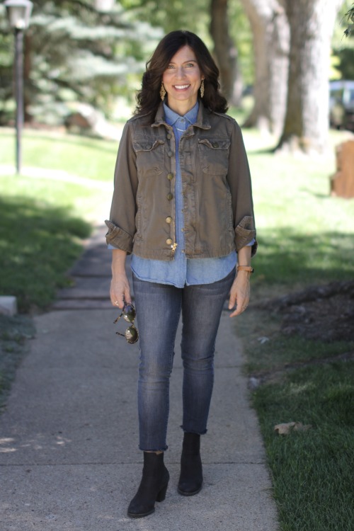 MRS. AMERICAN MADE — FALL LAYERS - CASUAL DENIM Fall is here and I have...