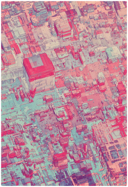 coffiene:  Pixel City by Atelier Olschinsky  