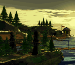 places-in-games:  Donkey Kong Country - Vine
