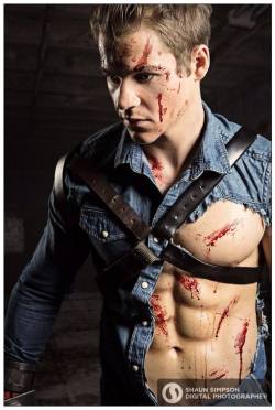 Model: Michael Hamm Cosplay: Ash Williams From Evil Deadphoto By: Shaun Simpson Photography