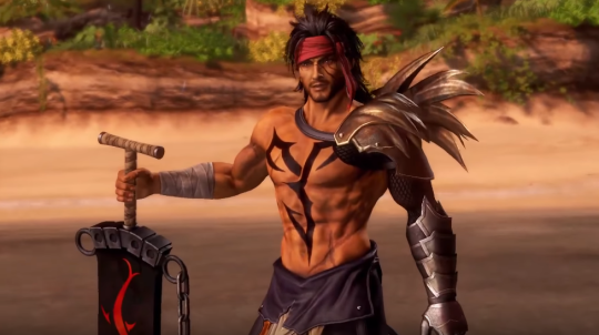 kingdomheartsddd:  One of my video game childhood crushes was Jecht, from Final Fantasy X. Probably better known as Tidus’ dad.Look at thisUPGRADE
