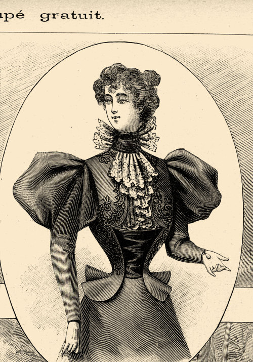 La Mode Nationale, No. 39, 26 Septembre 1896, Paris. No. 18. Groupe De Toilettes Nouvelles. Bibliothque