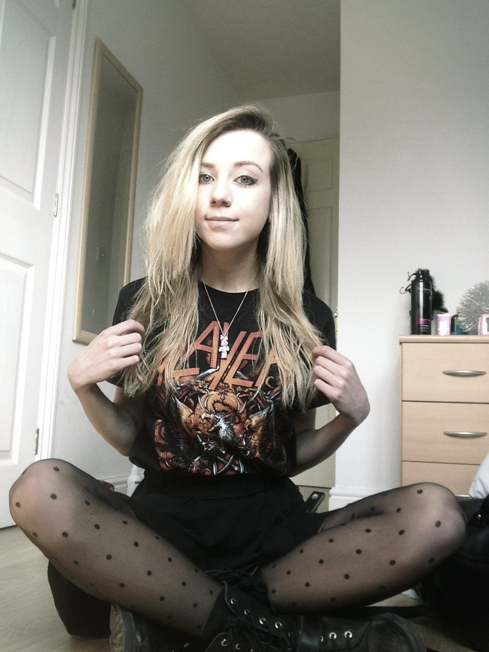 zomgbies:  I really love this shirt \m/ \m/ 
