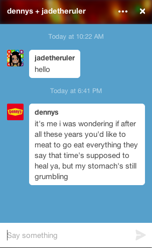 bannableoffense:  dennys:  are we doing this right  you are flawless, @dennys 