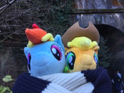 traveling-ponies: Aigi-tunnel 5 (Applejack&Rainbow
