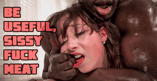 love-being-a-bareblacked-sissy:Mmmmm Use me Like This Daddy! :)