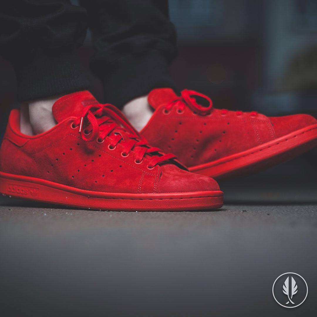 adidas stan smith power red