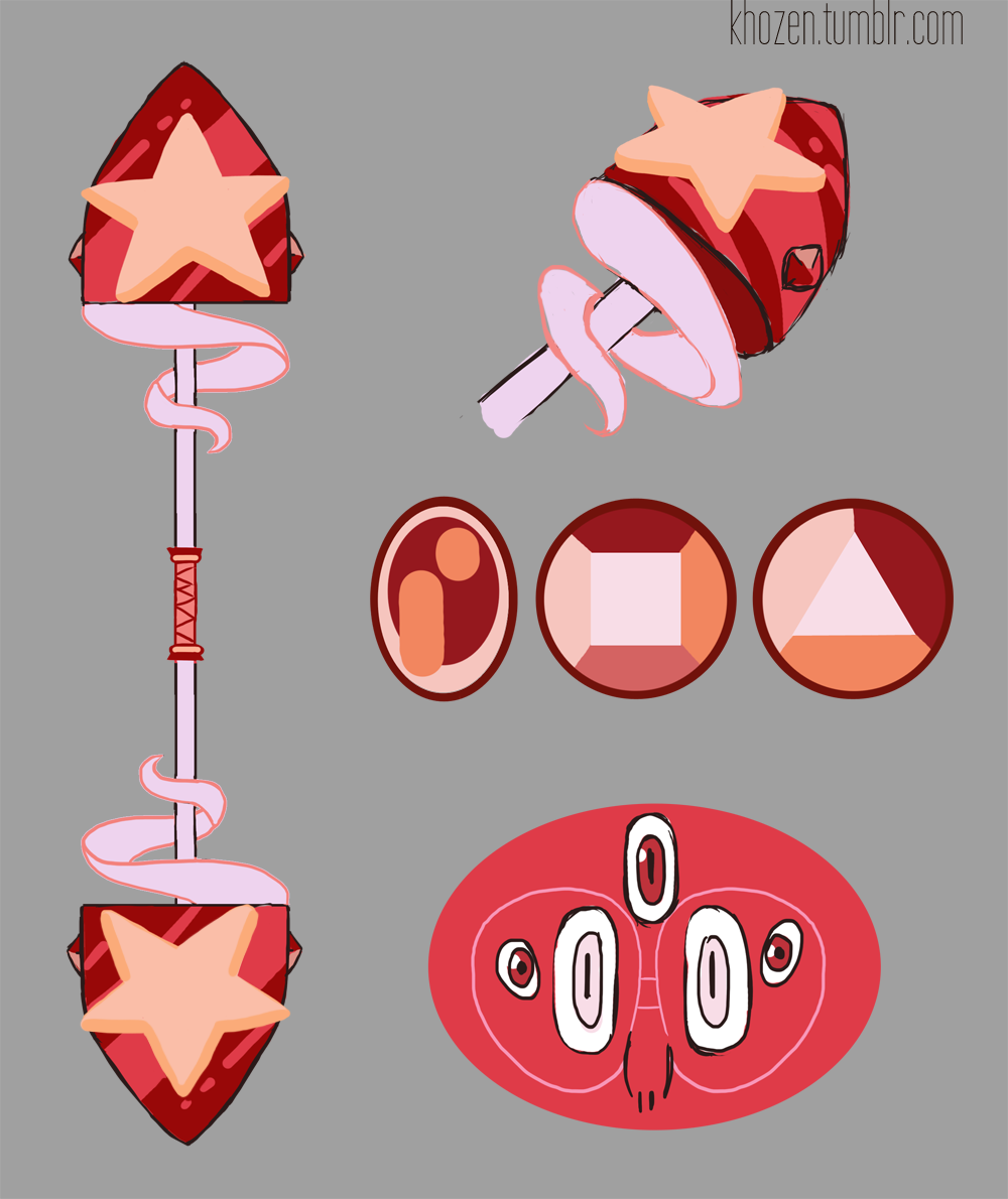 khozen:  my take on a possible pearlnet fusion gem, coral! I like to think she’d
