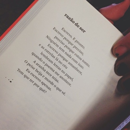 It's dark inside