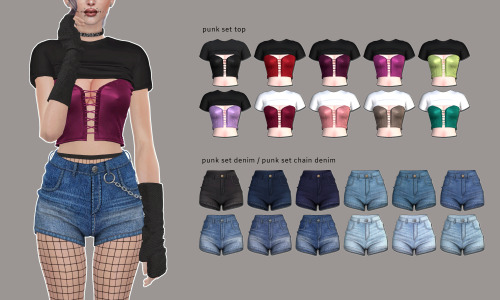  punk set  punk set denim  Download (Exclusive)punk set top  Download (Exclusive)punk set warmer