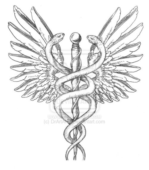 PaganSquare - The Staff Of Caduceus Vs The Rod Of Asclepius
