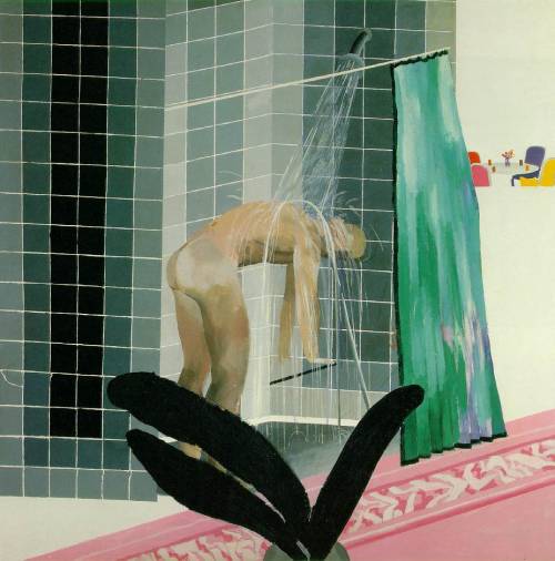 Shower. Beverly hills, David Hockney