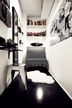 myidealhome:  tiny, contemporary, stylish (via DiyTheme.Com)   