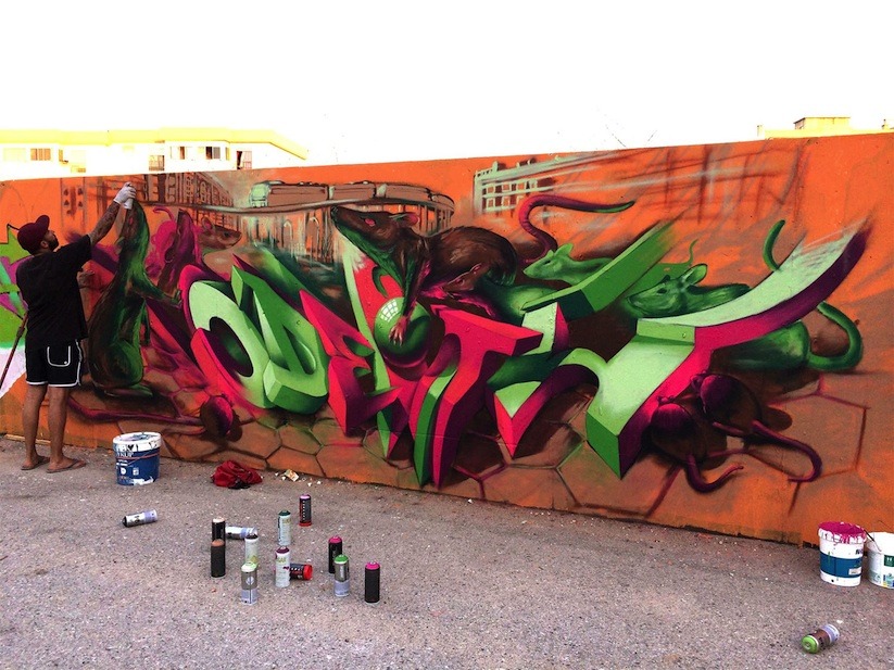 archiemcphee:  The Department of Awesome Anamorphic Artwork has been on fire lately