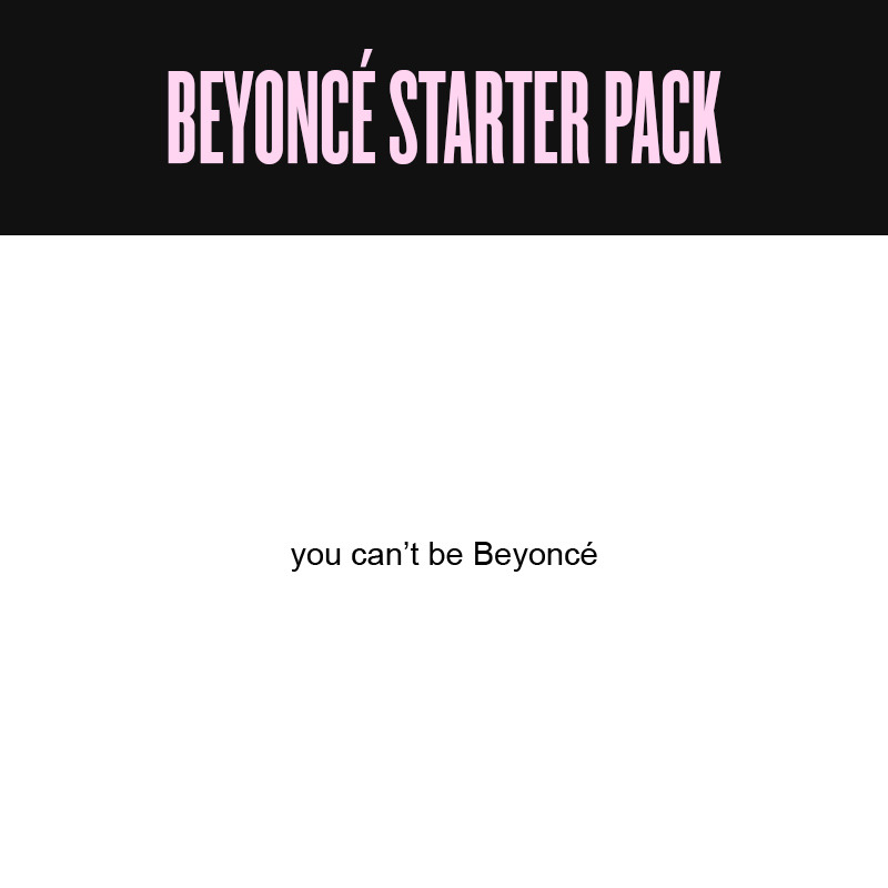 The only funny starter pack I&rsquo;ve seen