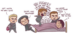 cyrilliart:  where’s zayn? 