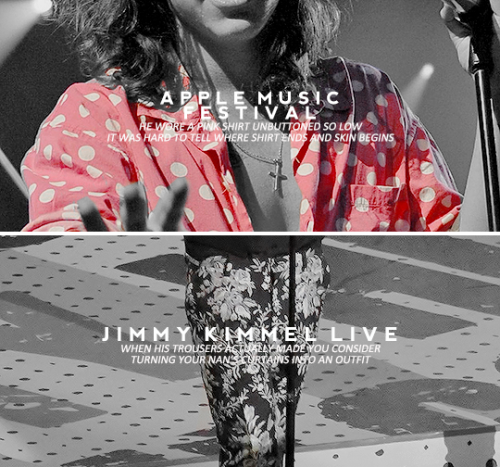 ohhaz:  12 Times Harry Styles Pushed The Boundaries Of Fashion In 2015 (based on this article) Harry