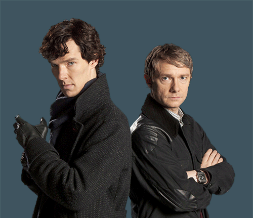 katherynefromphilly:  Modern Day Sherlock to Victorian Sherlock (with John Watson at the correct hei