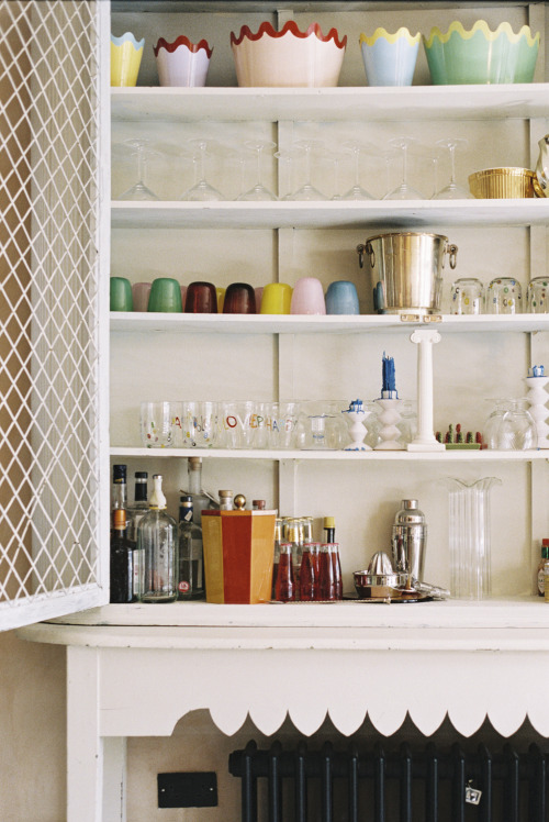 Matilda Goad’s kitchen cupboardShot for the new issue of Moon Magazine out now