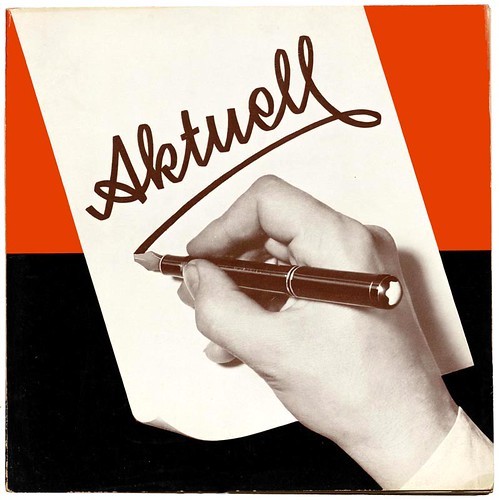 Aktuell typeface, created by Walter Schnippering, c. 1930s. by Halloween HJB flic.kr/p/2jrni