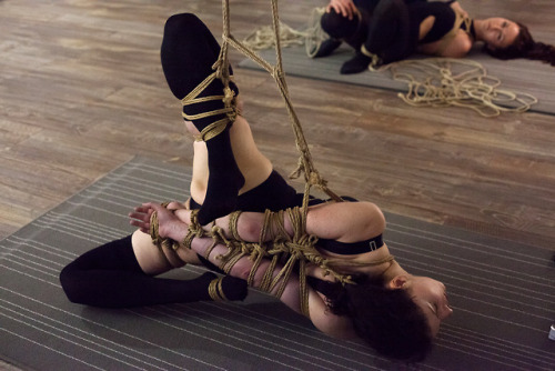 botaniquedelamort: Torino 2018 - Kinbaku Luxuria &amp; Ropesession workshop - Model: Lune Extati