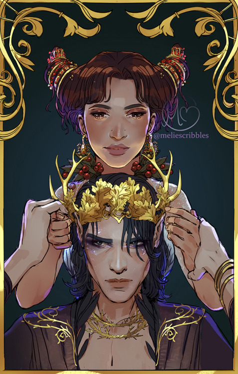 meliescribbles:Cardan and Jude card