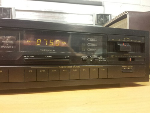 JVC RX-150 FM/AM Digital Synthesizer Receiver, 1987