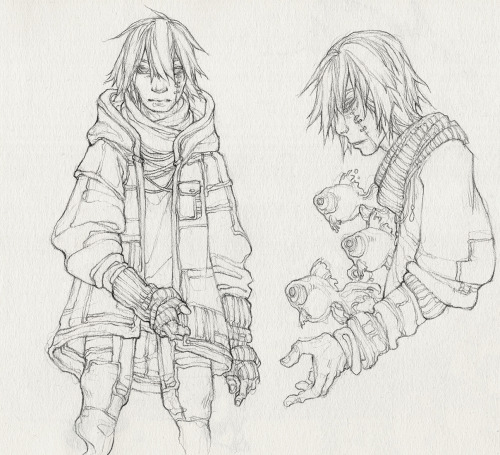 Scanned some of the things I sketched over the past year! I’ve been writing a LOT of stuff abo