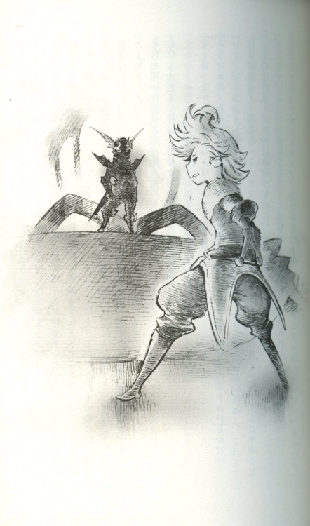 lapislazulily:Bravely Default Official Art from the Pocketbook of R Novels, Volumes one and two. Mis