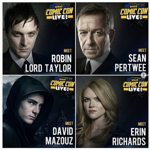 gothamloveforever: Here’s another virtual con featuring some members of the Gotham cast. The i