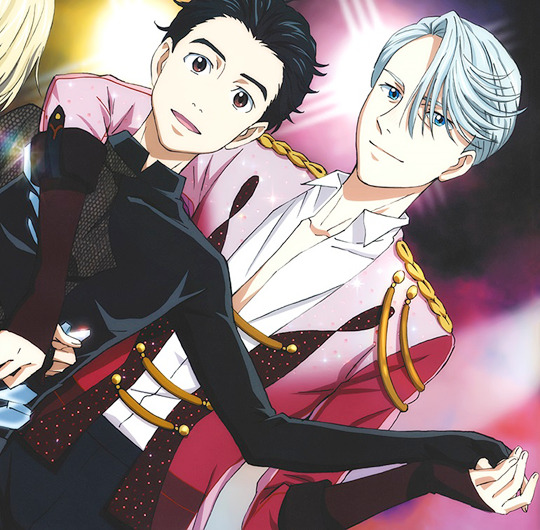 vyctornikiforov:  Never notice, but each passing piece of new official art, actually gets to show the change in their relationship.  At first Yuuri’s mostly shown as a bit of a nervous wreck around the russian man.But little by little, he starts to