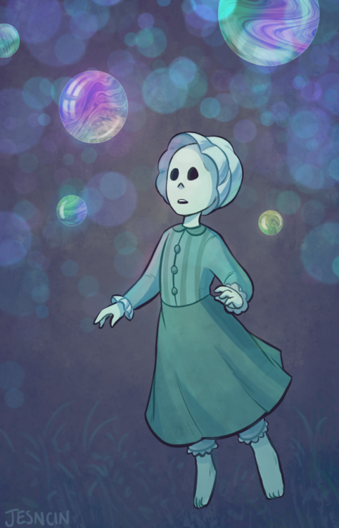 Celestine and Homo Bulla bubbles &lt;3 I think it’s neat how bubbles represented child dea