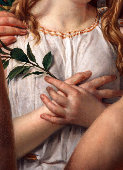 c0ssette: Jacques-Louis David,The Anger of Achilles,detail,1819.