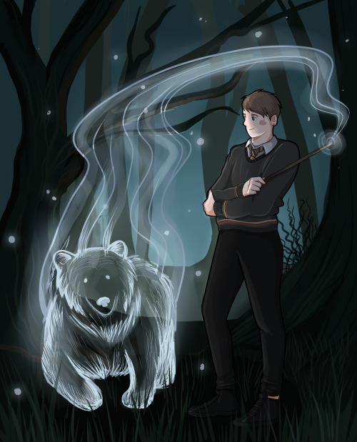 clannnad: i watched an old younow clip where dan said his patronus would be a grizzly bear and sudde