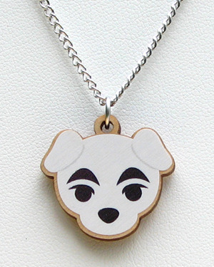 natural-pop:  Animal Crossing: New Leaf maple wood necklaces available on Etsy for