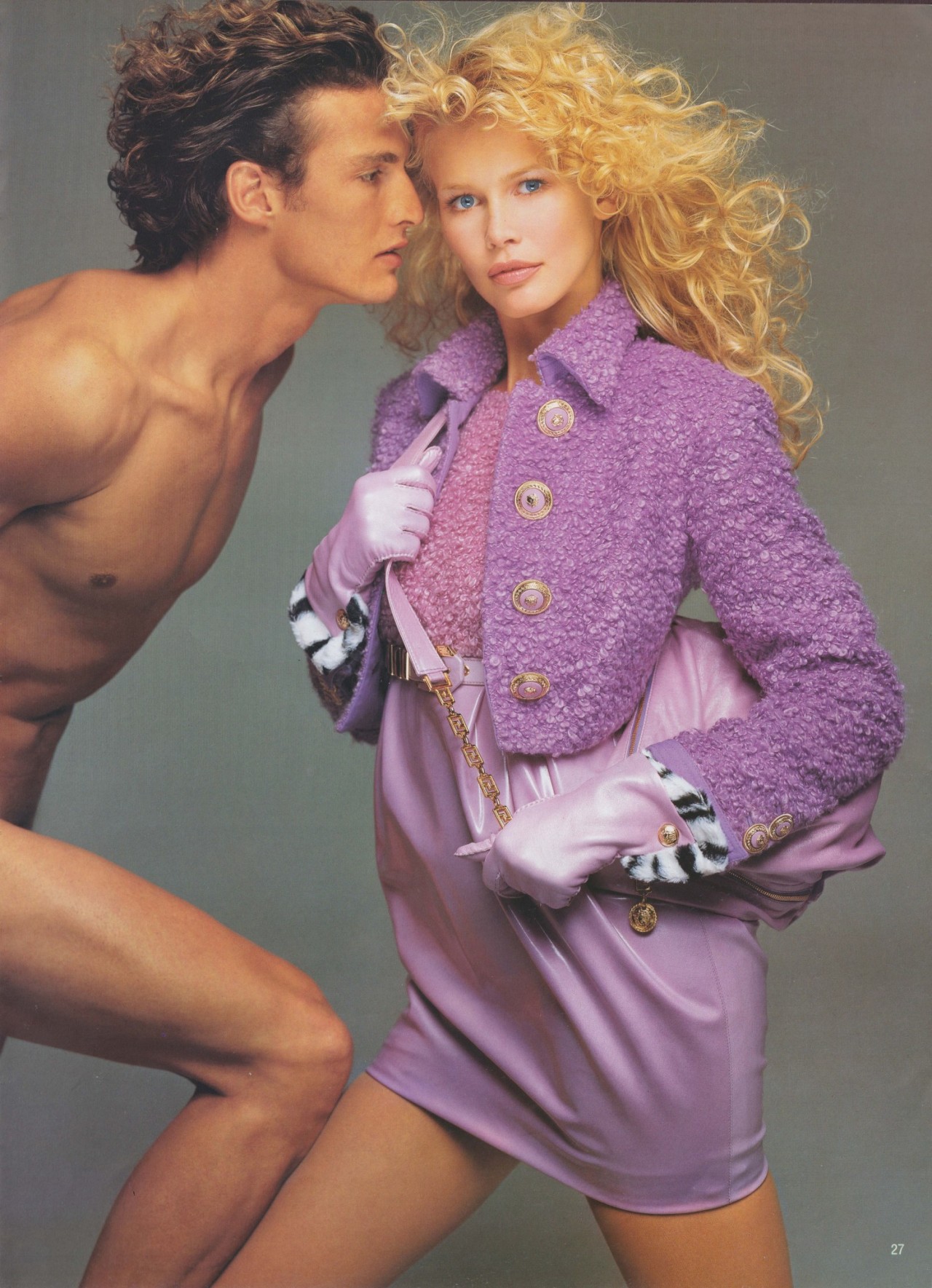 fashiontimeless:Claudia Schiffer by Richard Avedon for Versace Fall, 1994