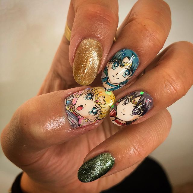 Featured image of post Anime Nails Naruto Nail Art / Nails #nailart #fashionbygirls 20 easy halloween nail art designs for short nails how to paint your nails!