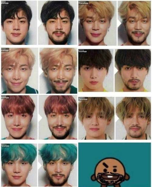 My Girl Dinner Is Namjoon With Stubble.