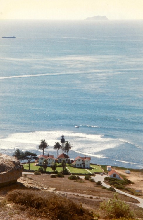 Point Loma Lighthouse, Cabrillo National Monument, San Diego, California, 1997.A hundred meters or s