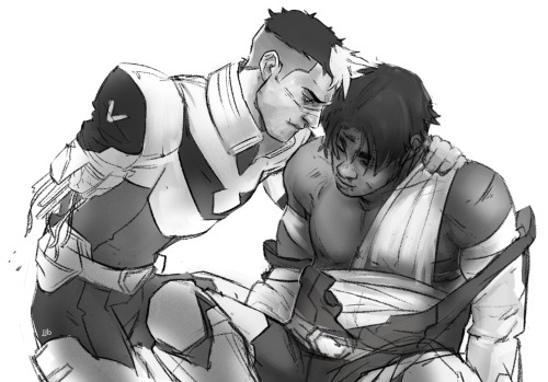 jasjuliet:“I can fix it. Your arm.”“Hunk…you need to heal up yourself before you fix anyone.”-Compan