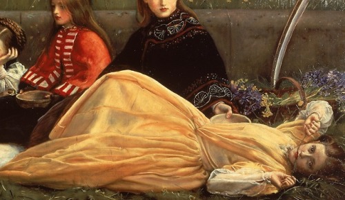 riversname: John Everett Millais - 8 June 1829 – 13 August 1896, England - “Spring (Appl